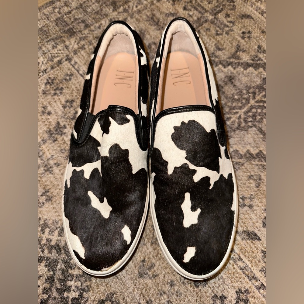 Cow print INC sneakers